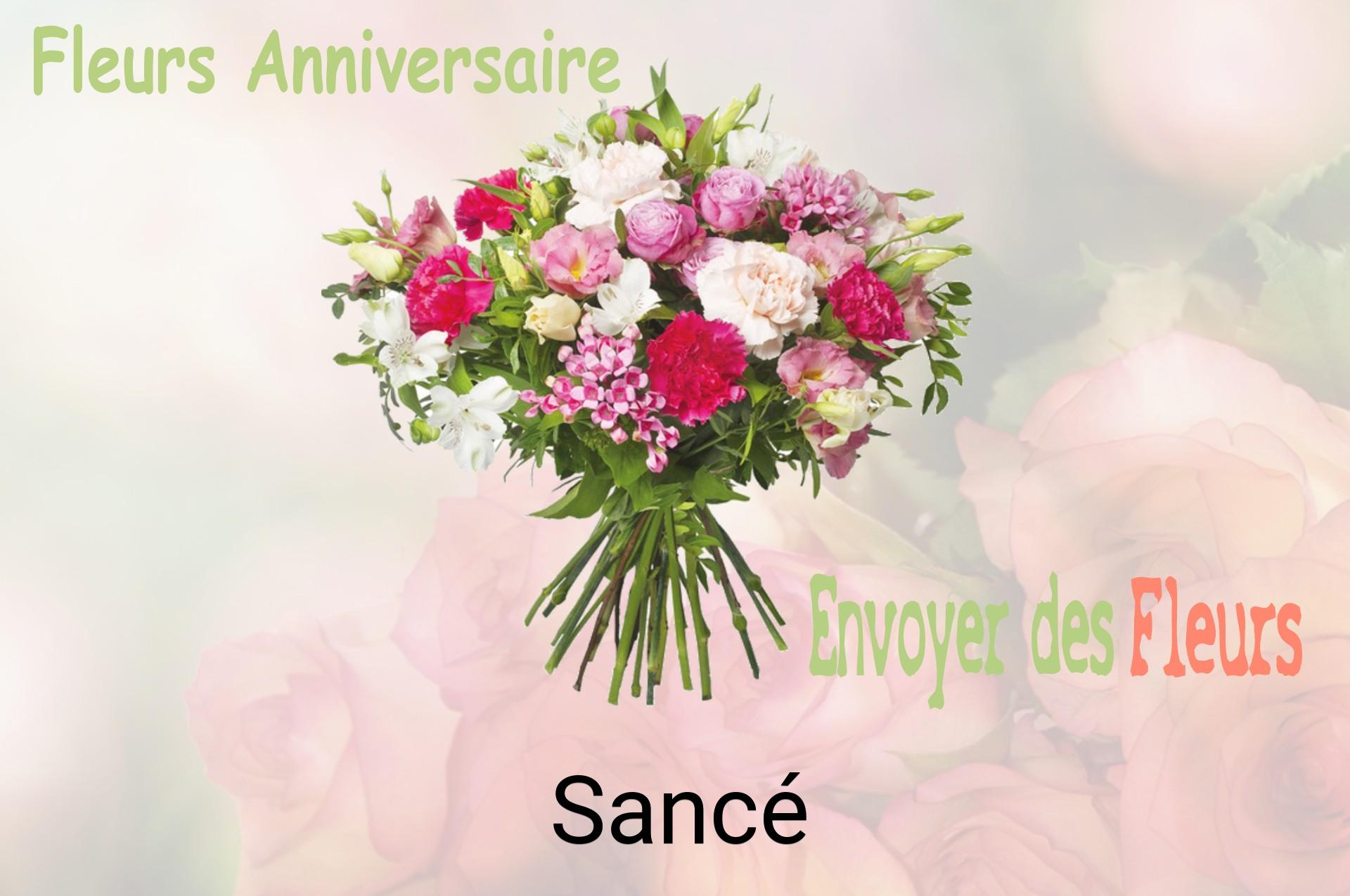 Bouquet de fleurs d’anniversaire livré à Sancé